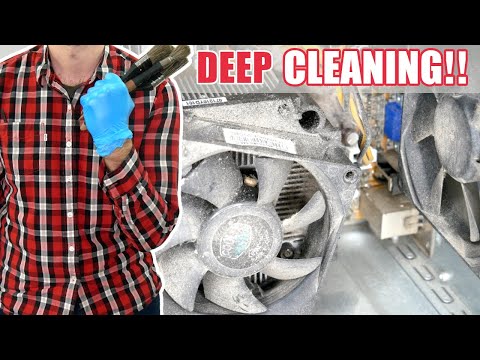 OLD HP Desktop DEEP CLEANING [4K] (HP Pavilion a6322fr)