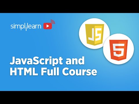 JavaScript and HTML Full Course 2026 | JavaScript and HTML Tutorial For Beginners | Simplilearn
