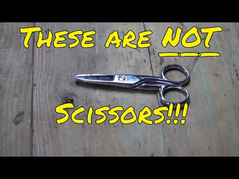 Snips, Lineman's Snips, Electricians Snips, but not Scissors!  One of my most useful tools! NTDT