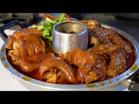 中国人最喜欢的猪蹄火锅！每天卖出1000份，只有在中国才能品尝到