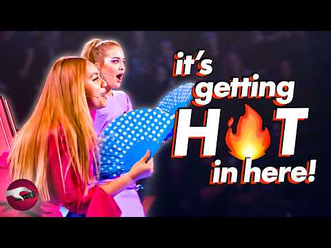 These Blind Auditions Had The Coaches HOT And Bothered! 😮💨