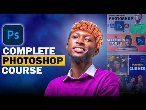 Photoshop Tutorial for Beginners 2025| Complete Photoshop Course to Master Graphic Design