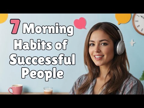 7 Morning Habits of SUCCESSFUL People! English Learning Podcast