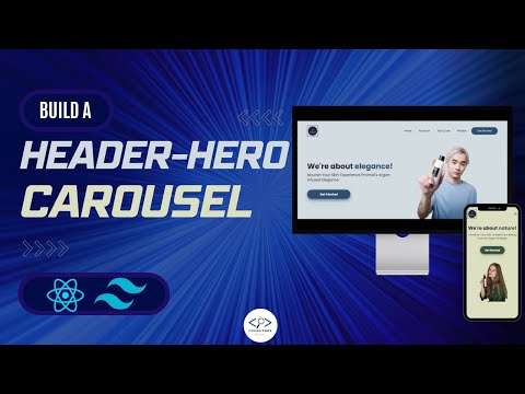 Build a Header-Hero Carousel (Slider) with ReactJS and Tailwind CSS 🔥