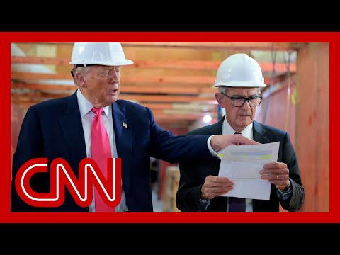 Trump and Powell have awkward clash in front of reporters