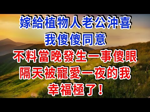 嫁給植物人老公沖喜，我傻傻同意 不料當晚發生一事傻眼 隔天被寵愛一夜的我幸福極了！#雅婷講故事#為人處世#生活經驗#情感故事#晚年哲理#說故事#完結文#出軌