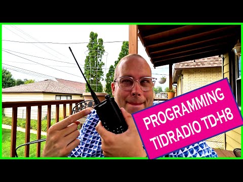 Programming the TIDRADIO TD-H8 By Hand