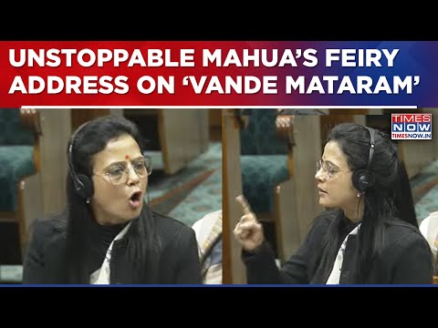 Mahua Moitra Roars In Parliament! Explosive Attack On BJP During ‘Vande Mataram’ Debate, Watch!