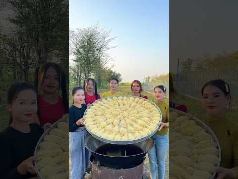 Cooking deep fried chicken recipe and eat