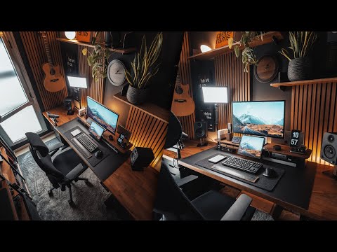 My 2024 Desk Setup | Home Office Tour: New Monitor, Chair & Desk Accessories