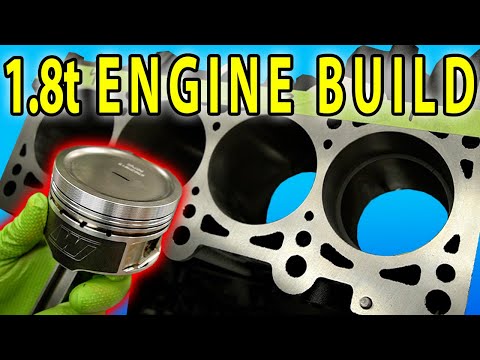 Complete 1.8t 20V Engine Rebuild ~ Forged Internals and BIG TURBO