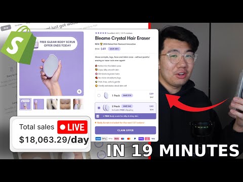 How I build shopify stores that PRINT ($18k/day dropshipping)