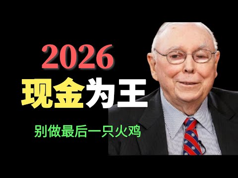 只有退潮才知道谁在裸泳：2026年，现金不再是垃圾，是救命稻草！#2026经济预测 #宏观经济 #查理芒格 #巴菲特 #现金为王 #金融危机 #投资策略 #美债 #流动性危机 #被动收入 #逆向思维