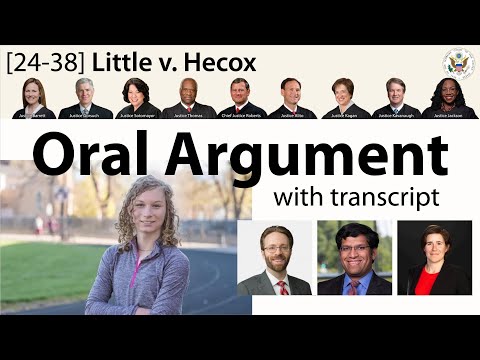 Oral Argument on transgender athlete ban in women's sports: Little v. Hecox