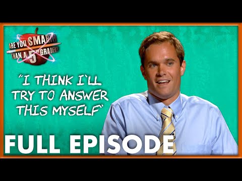 Can He Get A Perfect Score? | Are You Smarter Than A 5th Grader? | Full Episode | S02E26-27