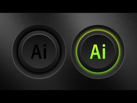 Illustrator Tutorial: 3D Illuminated Buttons