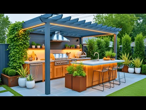 Outdoor Kitchen Ideas: Grills, Pizza Ovens, Bars & Covered Patios to Inspire Your Build