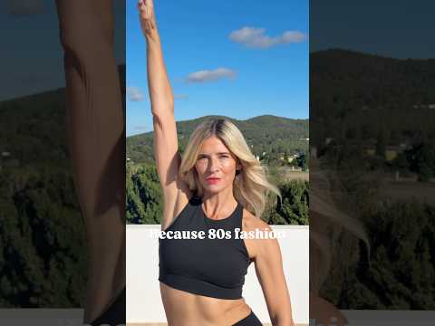 GRWM for Cancer Research! Because 80s fashion was scary enough 👻🤣