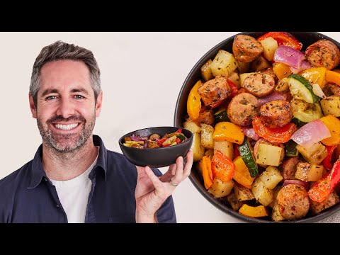 Air Fryer Sausage and Vegetables