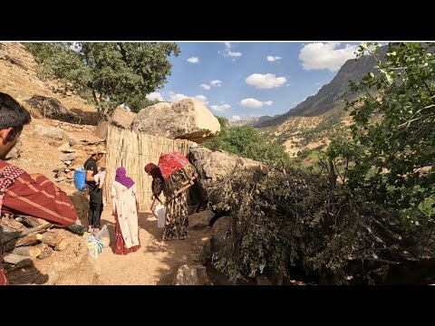 Going Back to the Nomadic Area after paying a Visit to Grandpa's Village: IRANIAN Nomads