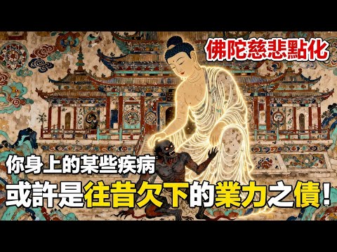 佛陀慈悲點化：你身上的某些疾病，或許是往昔欠下的業力之債。#佛學#佛教#佛法無邊#佛陀#修心#修行文化#智慧人生#禪悟人生#傳統文化#修行#玄學
