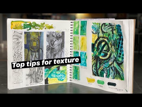 7 of the best surface TECHNIQUES using DRAWING INKS/OIL PASTEL *art sketchbooks
