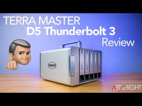 Terra-Master D5 Thunderbolt 3 - Great 5 Bay Direct Attached Storage (DAS) for Creative Pros!