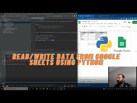 Read and Write data from google sheets using Python