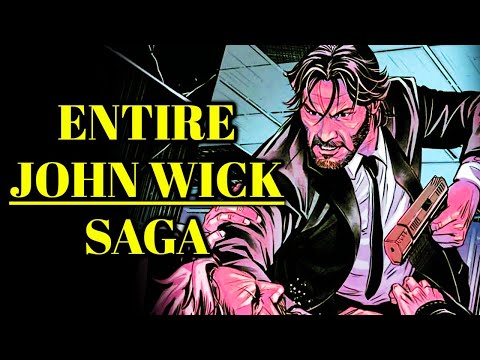 Entire John Wick Comic Book Saga- Thrilling Prequel Comic, Telling John's Past Before The Movies