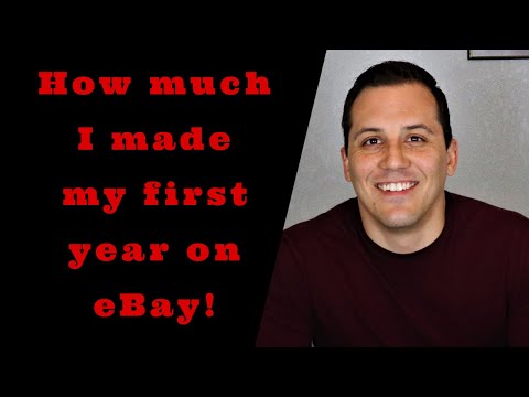 How Much I Sold On eBay - 1st Year Results Reselling Part Time