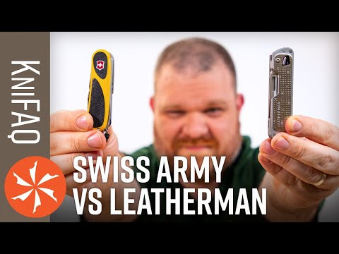 KnifeCenter FAQ #99½: Leatherman vs Victorinox Swiss Army Knives