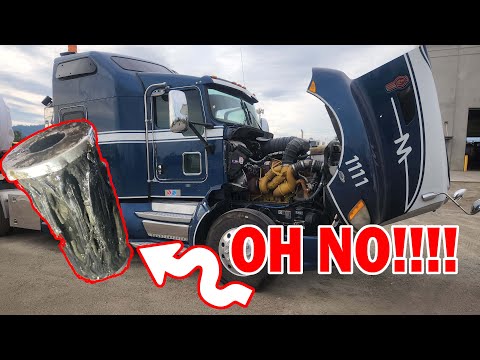 Cat C15 "Knock it off" has major engine damage and a very unhappy International DT466.