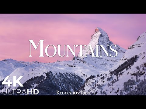 Mountains 4K • Earth Above the Clouds: An Ultimate Calm Journey | Peaceful Music Relaxation Film