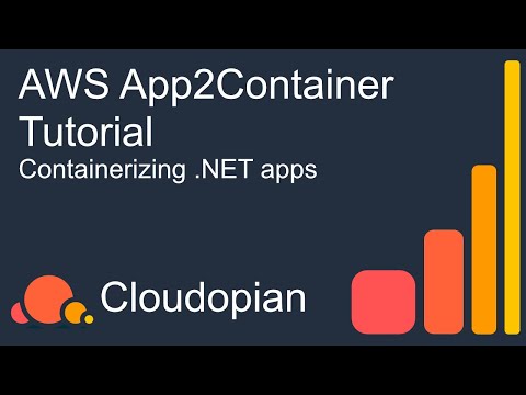 AWS App2Container Tutorial | Demo on how to use App2Container
