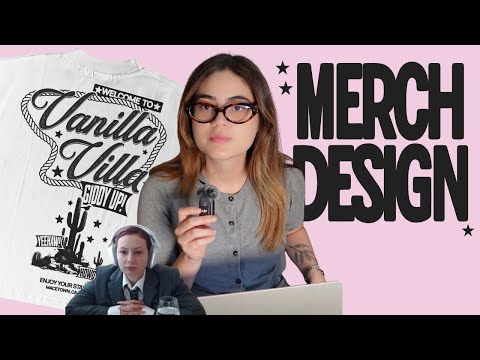 DESIGNING MERCH FOR VANILLA MACE!