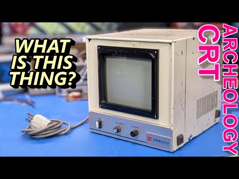 CRT Archeology: Mystery Toshiba display (GBC MV-10A)