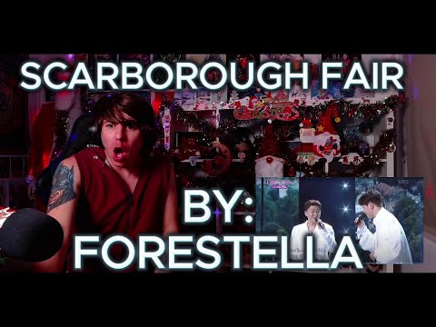 THIS IS BARDIC INSPIRATION!!!!!!! Blind reaction to Forestella - Scarborough Fair