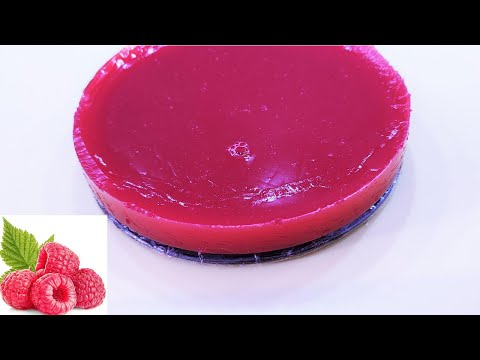 RASPBERRY confit on AGAR! Simple and fast! Without gelatin and refrigerator! 100% VEGAN