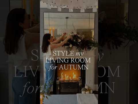 Bringing a little autumn warmth to my living room 🍂