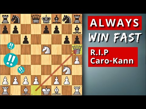 ⭕ Always Shock Everyone With This Two Knights Attack in the Caro-Kann