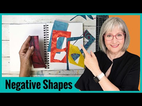 How Negative Shape Magic Transformed My Collage Art