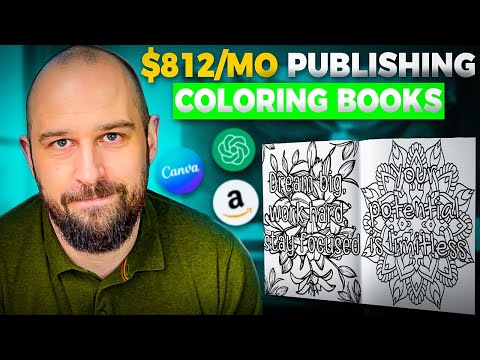 How to Make a Inspirational Coloring Books on KDP with Chat GPT and Canva, FAST and EASY!.