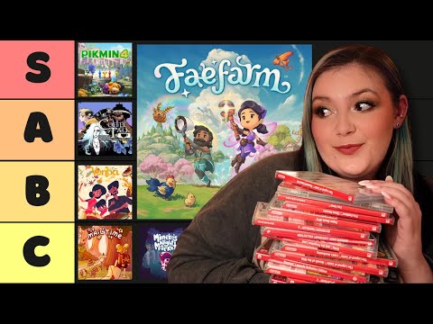 Ranking EVERY Switch Game I Played in 2023 from BEST to WORST! (Cozy Gamer Edition)