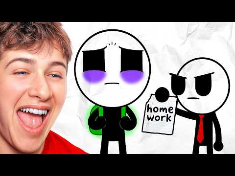 Reacting to The First Day of School Be Like