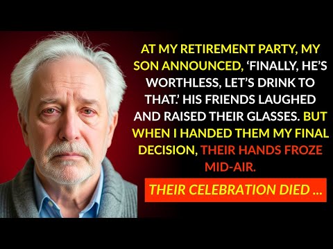 At My Retirement Party My Son Called Me Worthless — But What I Handed Over… Changed Their Faces ...