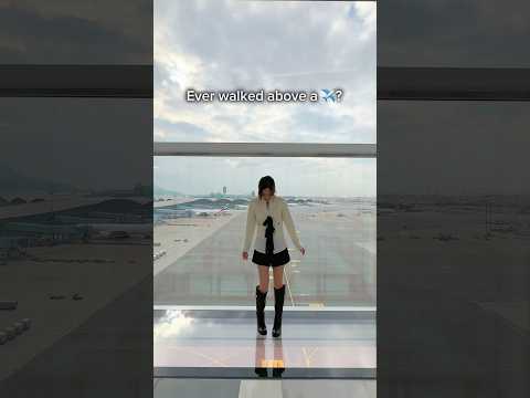 2024 HONG KONG AIRPORT glass Sky bridge! #hongkongairport #hkia