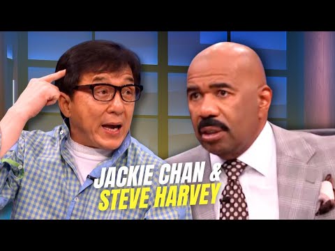 Jackie Chan Shows Steve Harvey THE HOLE in His Head! 😳