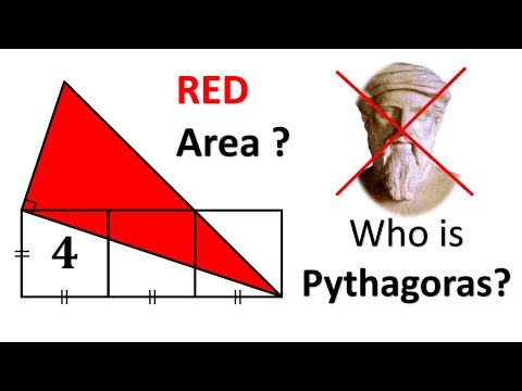 Can YOU Find the Red Triangle’s Area? | Geometry Puzzle