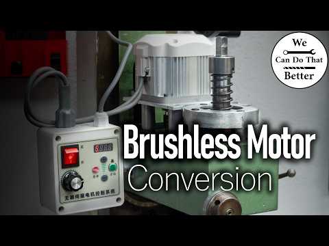 New Brushless Motor For My Old Milling Machine