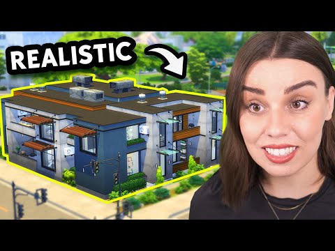 I built realistic apartments in The Sims 4 For Rent